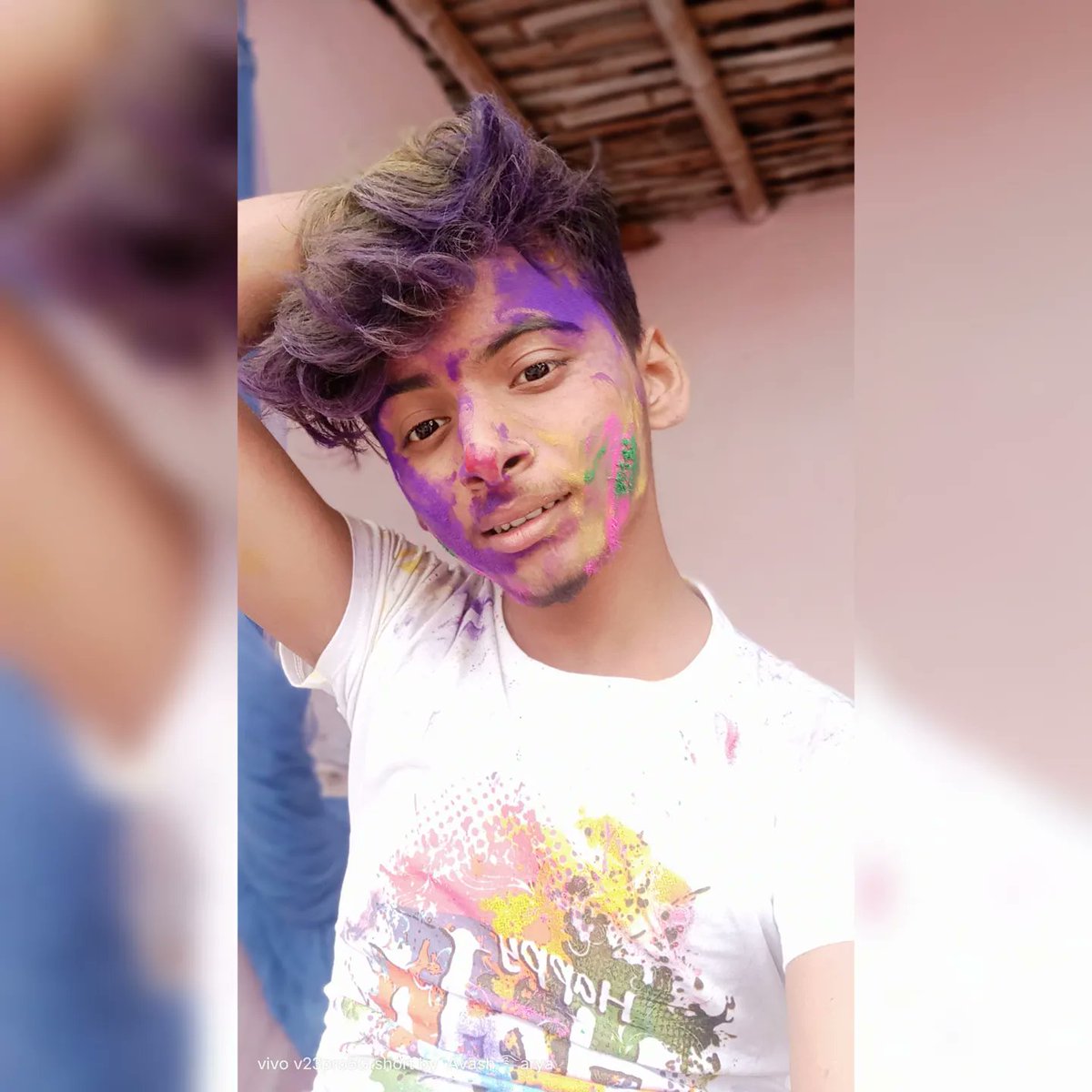 AvashKumar461's tweet photo. Happy Holi to all #Holi #Holi2023 #HoliCelebrations #holifestivalofcolours #InternationalWomensDay #8MarchWomensDay #WomensDay https://t.co/V9F2wxsp1A