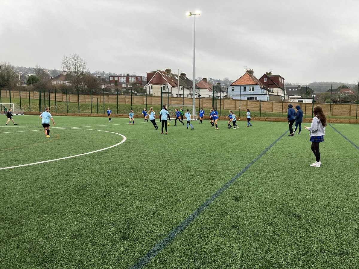 ☔️ &amp; 🥶 didn’t deter over 100 year 7 girls from <a href="/PatchamHigh/">Patcham High School</a> <a href="/pacauk/">Portslade Aldridge Community Academy</a> <a href="/BACA_UK/">Brighton Aldridge Community Academy</a> <a href="/VarndeanPE/">PE Dept</a> <a href="/DStringerPE/">Dorothy Stringer PE</a> <a href="/kingsschoolhove/">kingsschoolhove</a> <a href="/BlatchPe/">Blatch PE Department</a> <a href="/CNCS_PE/">Cardinal Newman PE</a> <a href="/LonghillSchool/">Longhill High School</a> all taking part in #LetGirlsPlay Football ⚽️ Tournaments today on #IWD2023 <a href="/ThisGirlCanUK/">This Girl Can</a> <a href="/YourSchoolGames/">School Games</a>