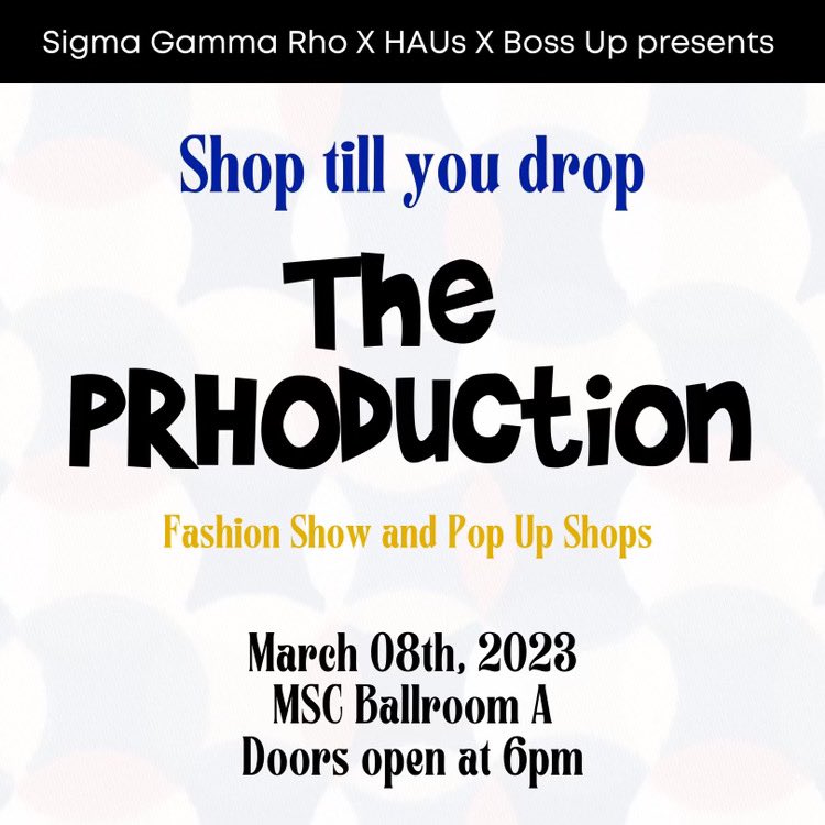 Be sure to pop out and support our business owners as we celebrate sigma week!