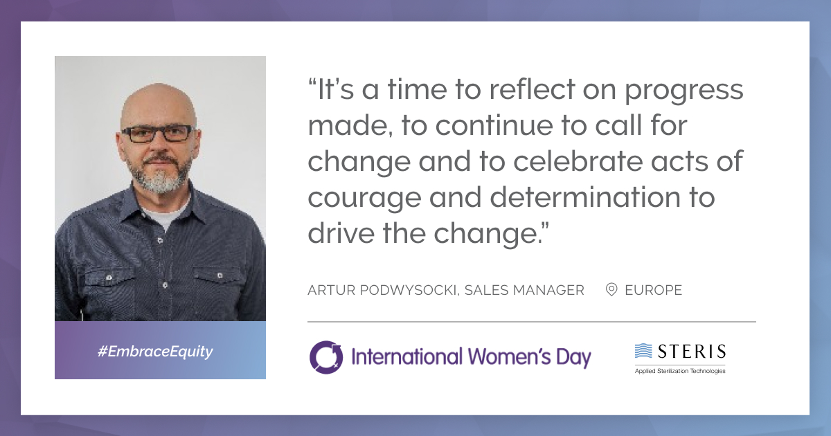International Women’s Day may be coming to a close, but we will remain steadfast in highlighting the hard work, dedication, and commitment to excellence shown day in and out by the women of STERIS, which is truly an inspiration to all. 

#IWD2023 #EmbraceEquity #WeAreSTERIS