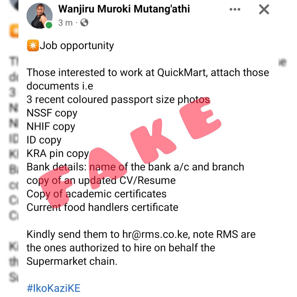 FactChecker_Ke's tweet photo. Beware! @QuickmartKenya https://t.co/ojJI60pGvZ