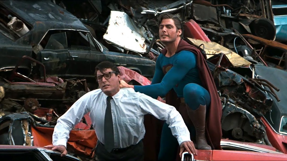 kennykraly's tweet photo. Clark Kent Vs Evil Superman. Best moment from Superman 3. Christopher Reeve was at his a game in this film #Superman #Superman3 #ClarkKent #EvilSuperman #Bizzaro @Superman #ChristopherReeve @CapedWonderJim @JayTowers https://t.co/6dqBbrOmof