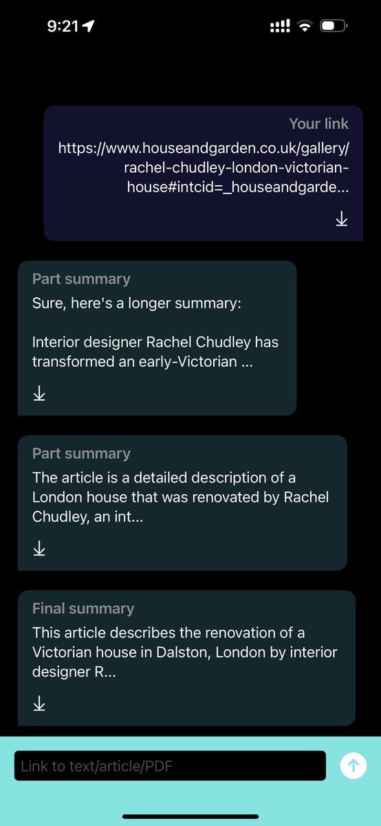 SergeWilder's tweet image. Started to work. #summarly #petproject #ios #swiftui #ai #openai
