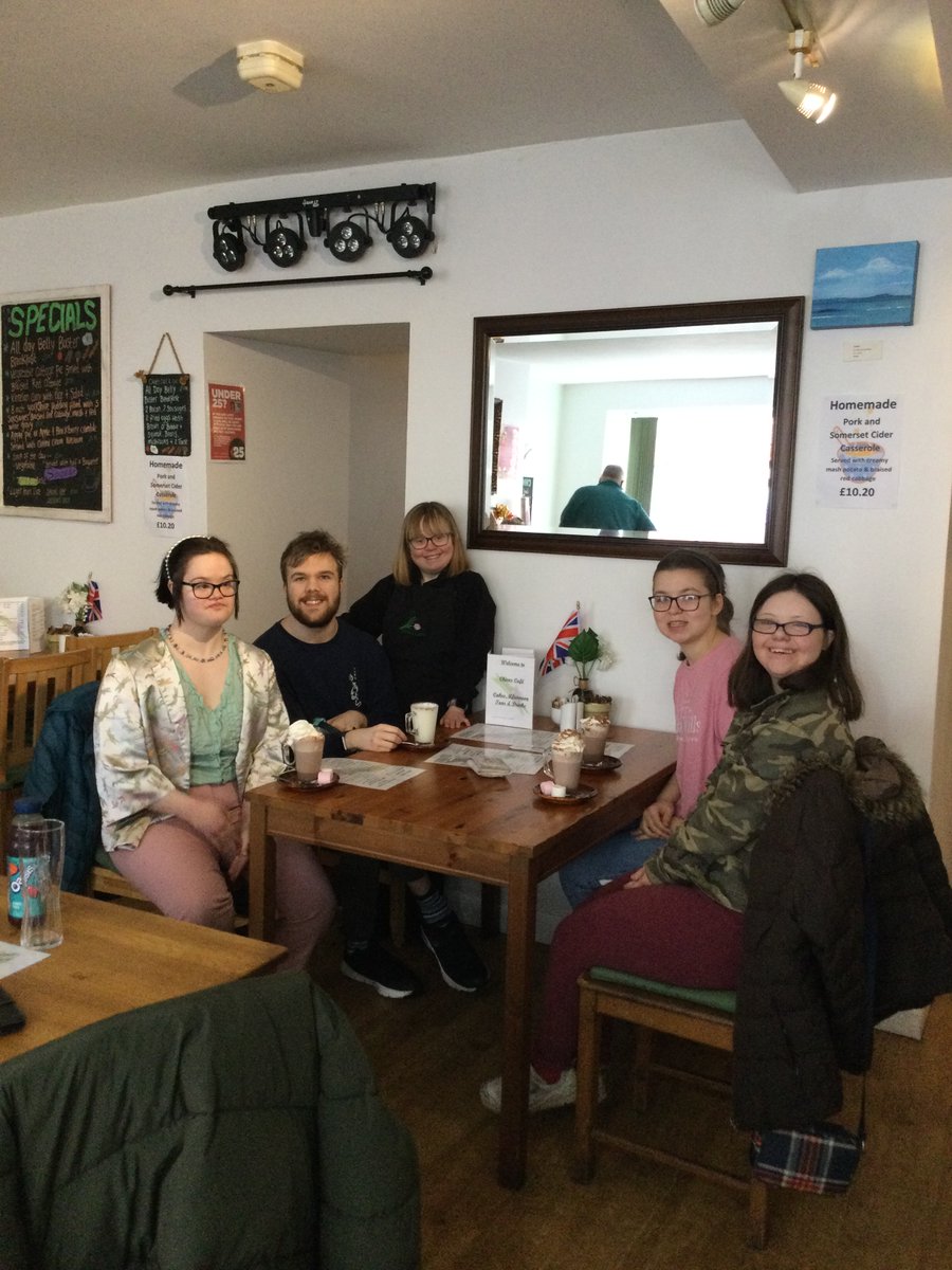 For <a href="/CareersWeek/">National Careers Week</a> we visited our friend Monica working at Chives. She was working behind the till and serving the drinks. Well done Monica! #NCW2023