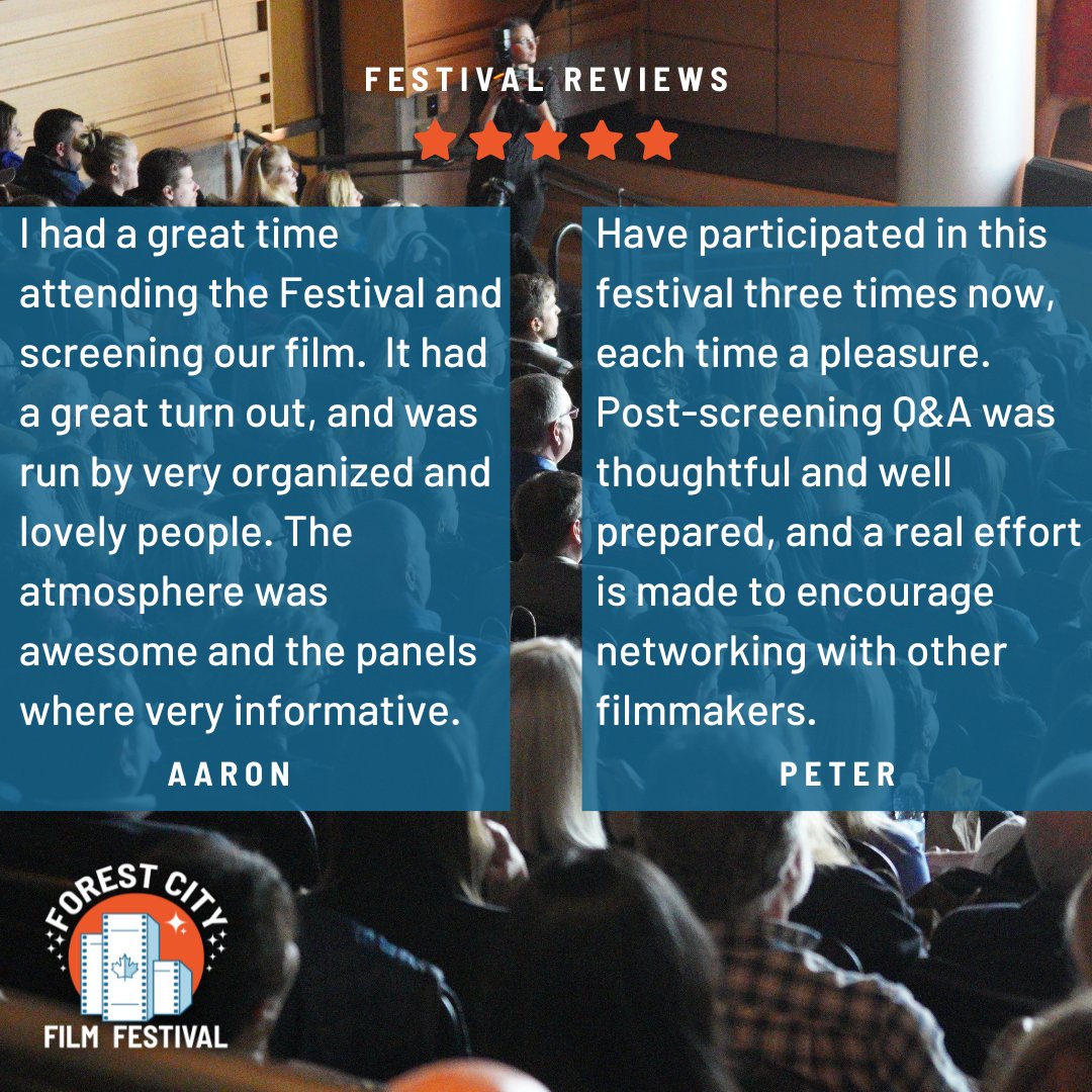 Get ready, #SWOnt filmmakers! Starting next Wednesday you’ll be able to submit your movie to #FCFF2023. We’ll strive to make your experience as good as Aaron’s and Peter’s were. #FCFF #FilmFestival #CanadianFilmIndustry #IndependentFilmmaker #IndependentFilm #SWOntFilm #LdnOnt