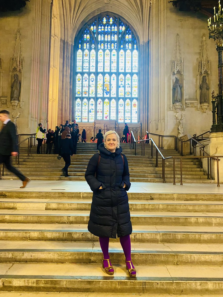 3 years on, same place for #IWD 💜 (good shoe game then too) Delighted this time to be in #Parliament for #NHSAnchors helping represent @MSEHospitals work to creat and build opportunity in @Essex_CC and @SouthendCityC