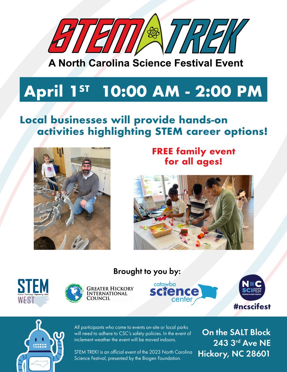 FREE  family event--Hope to see you there (retweet freely)