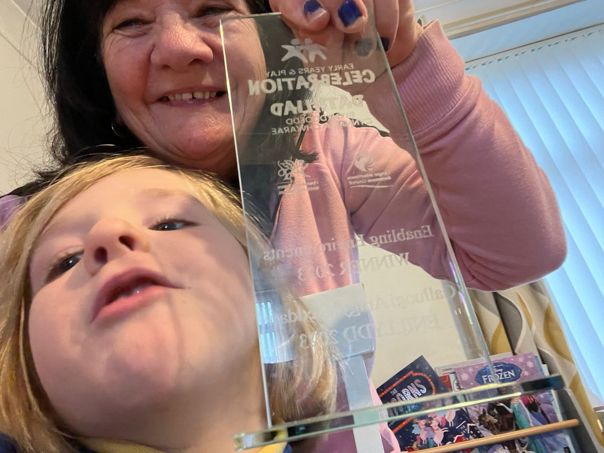 Grateful for the care given by childminder Jenny since my son was 1. Through all his #asd struggles shes been outstanding helping to expand his world I nominated her for a ‘Enabling environments award’ from Early Years and Play. Thrilled she won &amp; deserves it!! #AutismAwareness