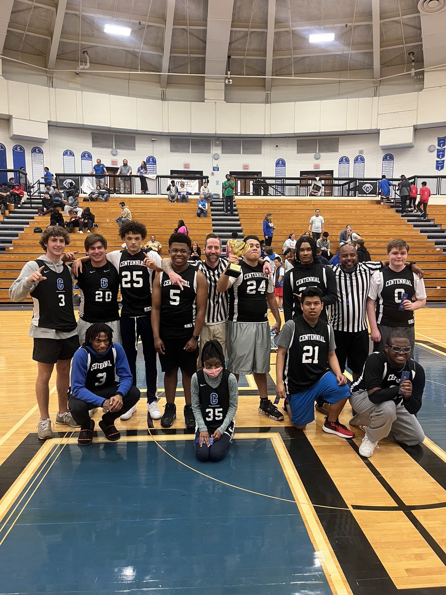 Centennial HS CTI (@chsknights_cti) on Twitter photo Awesome <a href="/SpecialOlympics/">Special Olympics</a> March Madness event today! <a href="/The_CHSKnights/">Centennial High School</a> take home the 🏆! Awesome <a href="/SpecialOlympics/">Special Olympics</a> March Madness event today! <a href="/The_CHSKnights/">Centennial High School</a> take home the 🏆!