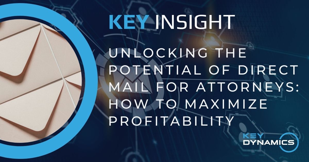 KeyDynamicsHQ's tweet image. Direct mail is an important marketing tool for attorneys, as it can be instrumental in driving small business success. Despite the rise of digital marketing campaigns, #directmail remains one of the most cost-effective and profitable methods of reaching potential clients.