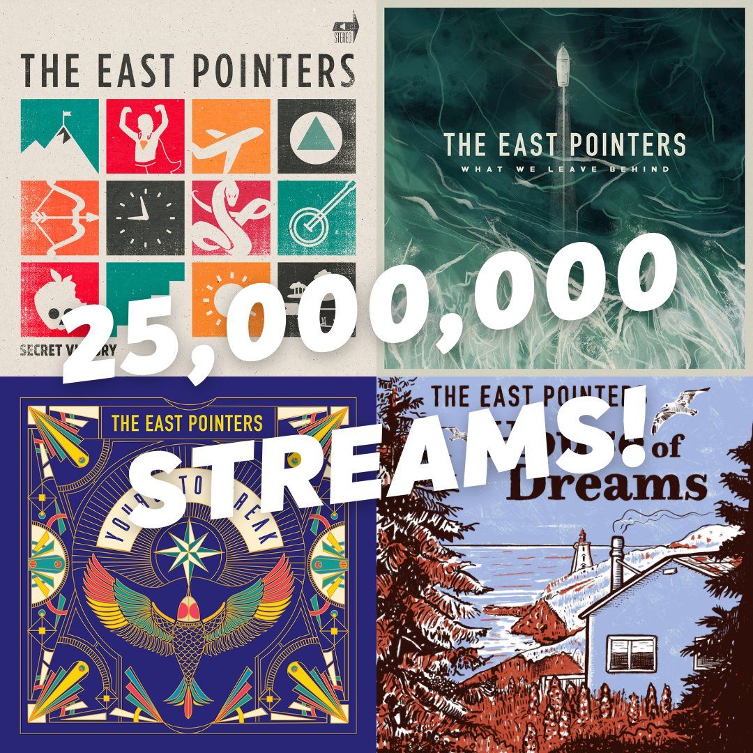 noisemakermgmt's tweet photo. Whoa! @TheEastPointers now have over 25 MILLION streams on @Spotify! https://t.co/WGo9y865i2