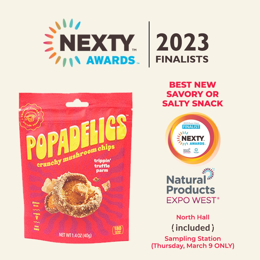 @newhopenetwork @NatProdExpo West is finally here! Be sure to find us at the North Hall (included) sampling station on Thursday, 3/9 ONLY. See you there! #nextyawards #sparkyourpassion #expowest #naturalproducts #whatsnext #cpgindustry #groceryretail