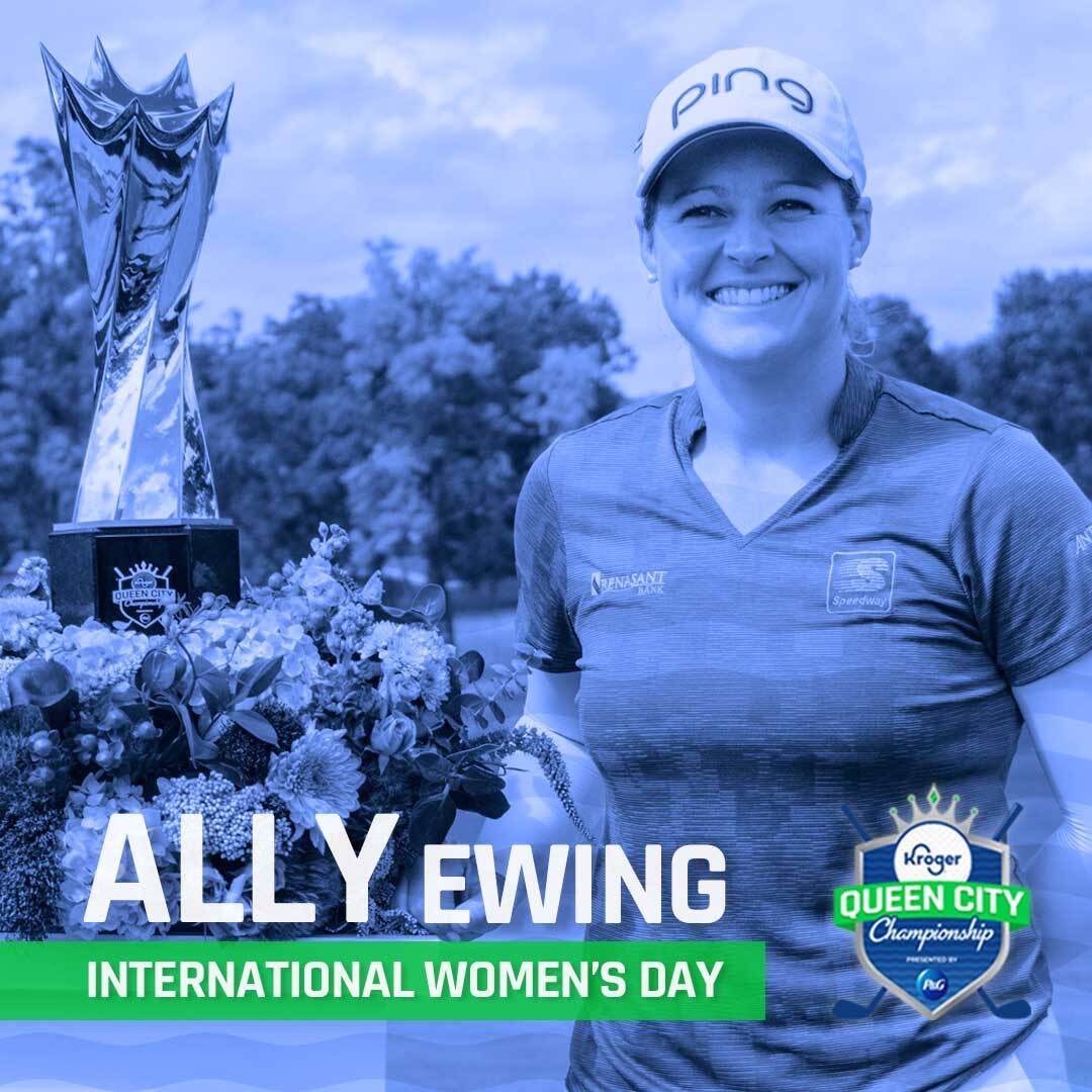 On this #InternationalWomensDay, we want to recognize all of the strong and wonderful women that work in and around the game of golf, with a special hat tip to our defending champion <a href="/allymc10/">Ally Ewing</a>. 🧢