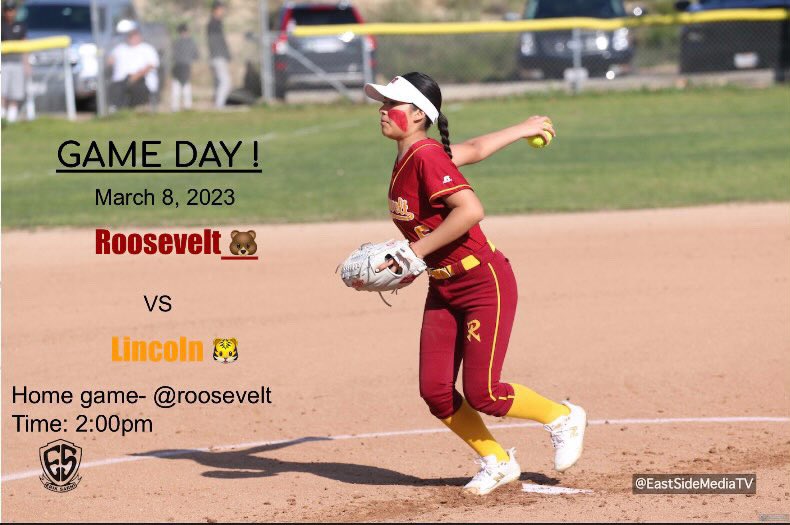 #CIFLACS 🥎💥  #GameDay 
Today 2pm at RHS 
#LincolnTigers 🐯 at 
#RooseveltRoughRiders 🐻 

#BoyleHeights #LincolnHeights #EastSideMedia 📸