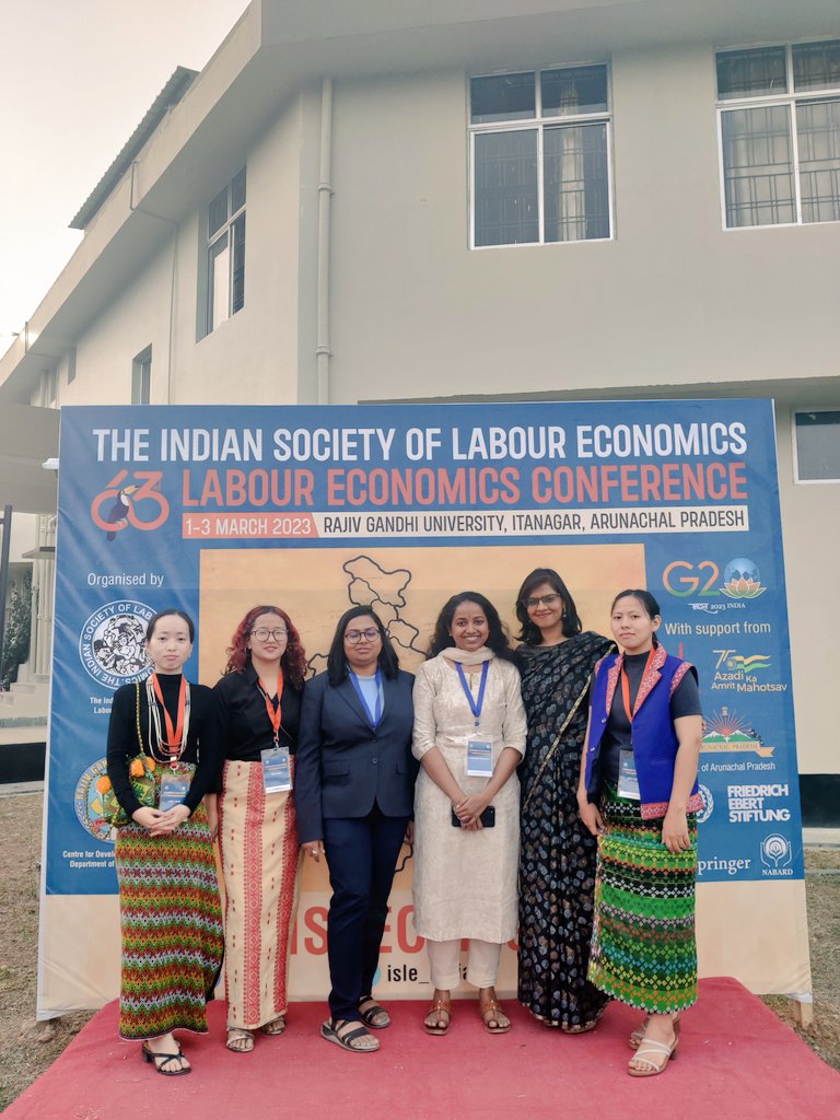 Sakshi_K24's tweet photo. Very good learnings from the different sessions at #63ISLEConference! Presented on perspectives and strategies for Gig and Platform Economy in the technical session. Wonderful team of students who hosted the event @RGU1984 in Itanagar, Arunachal Pradesh! https://t.co/2pmpuqw52x