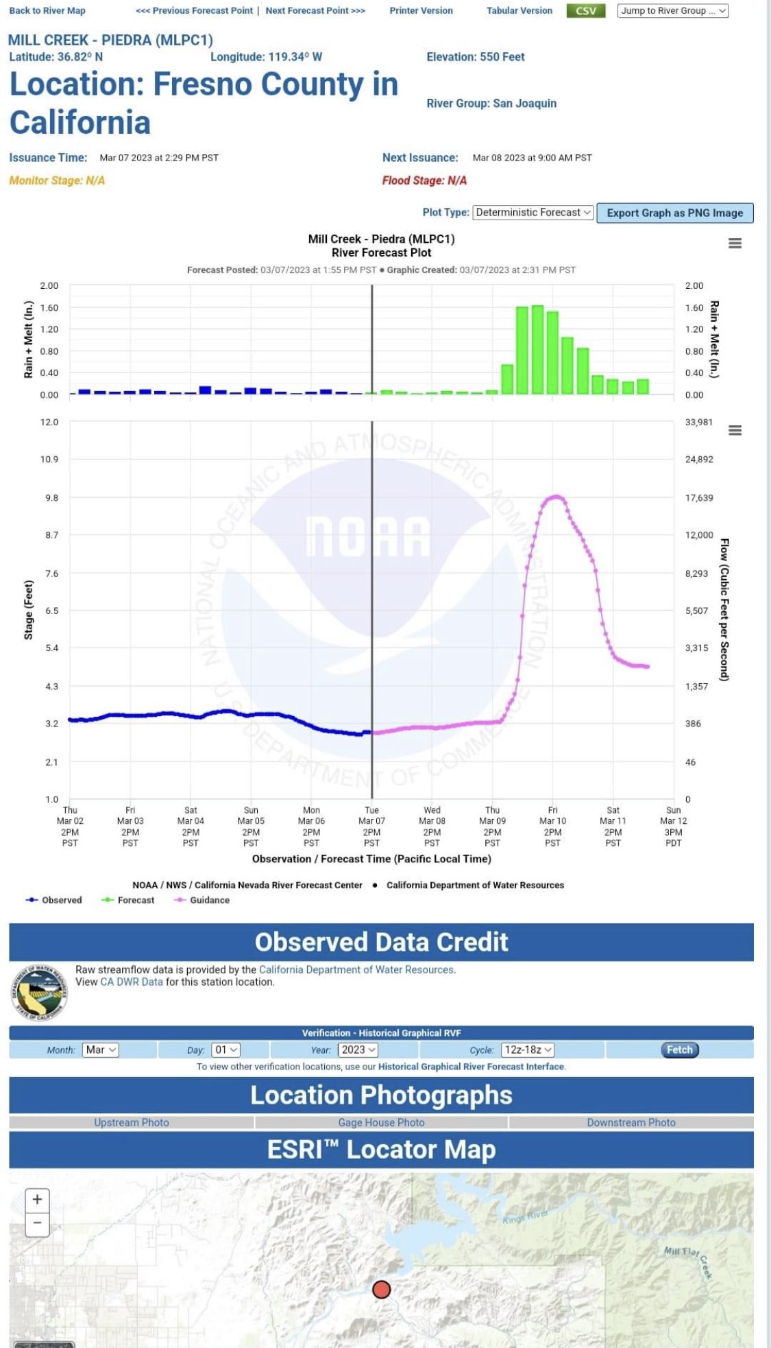 Molly🍀 on Twitter "Weather_West How about the Kings River? According
