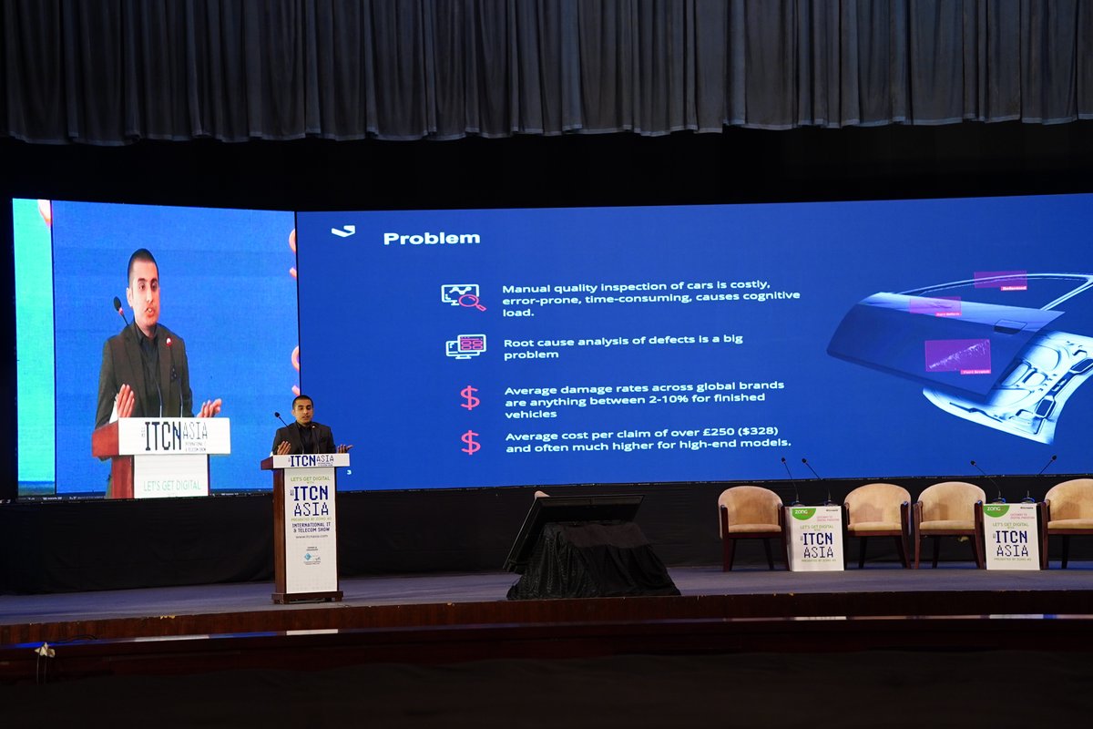 We were thrilled to showcase our InspectionAI technology at the ITCN Asia 10Pearls Pakistan AI Summit. Our CEO, Ammad Nadeem, gave an engaging pitch highlighting its potential to advance Pakistan's automotive industry's ADAS/AD capabilities. 

#10PearlsAISummit #ADAS