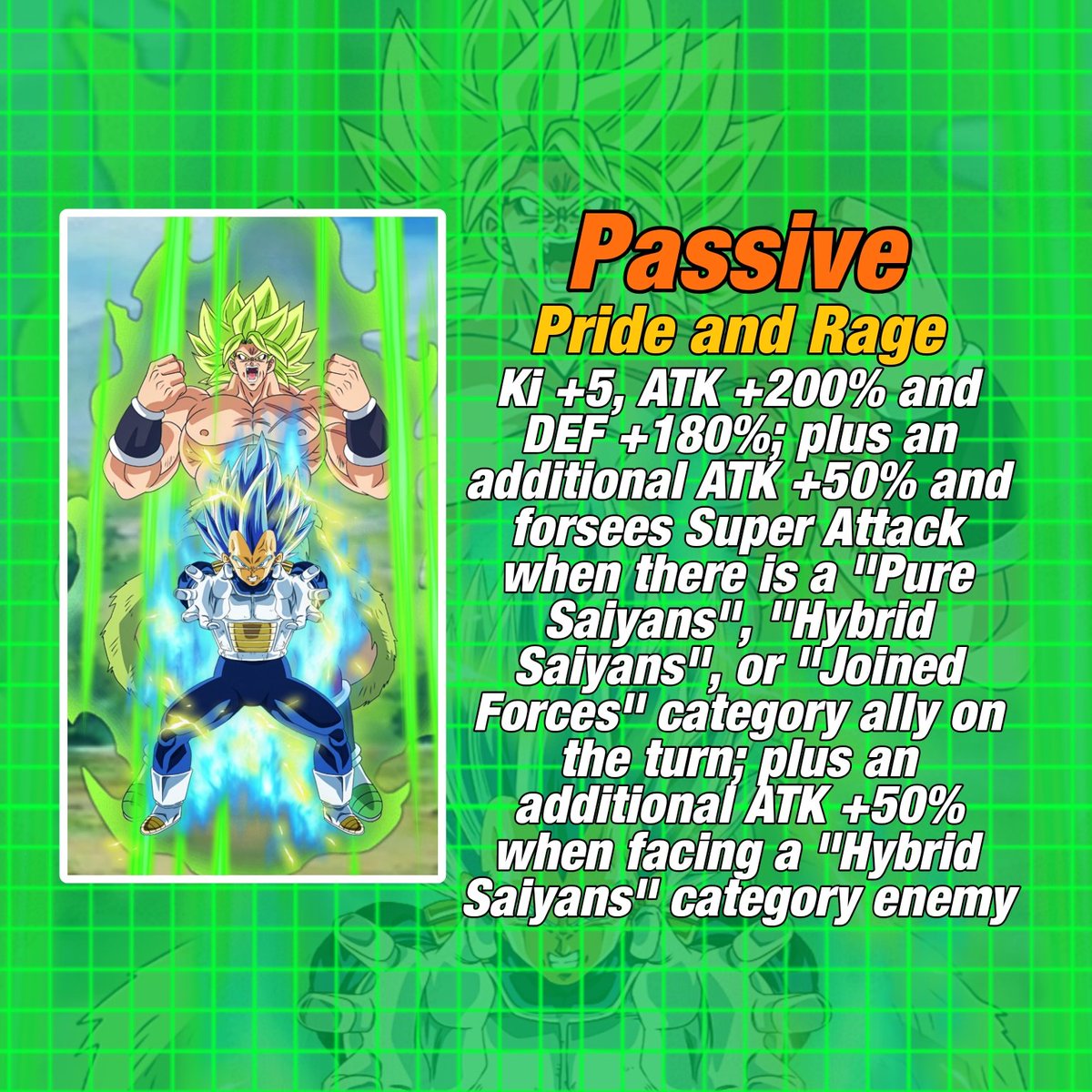 RVC_SVTN's tweet image. [Ferocious Duo] Vegeta (SSBE) and Broly (Full Power Super Saiyan)