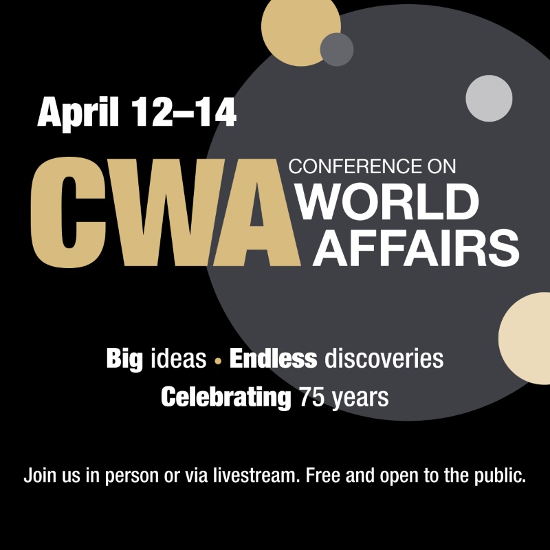 CUBoulder's tweet photo. 80 speakers. 25+ events. Dynamic keynotes. CWA 2023 engages global leaders in challenging conversations about climate change. View sessions and register today.