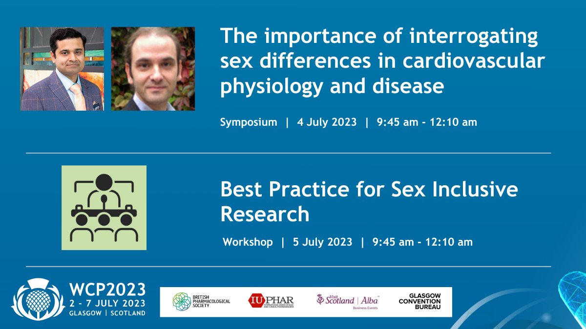 WCP2023's tweet photo. #SexBias in biomedical research is a long standing issue. Explore the importance of using sex as an #ExperimentalVariable in these dedicated sessions at #WCP2023:

Symposium, 4 Jul: https://t.co/M1LN8B1hvl

Workshop,  5 Jul: https://t.co/Q5br7HA1go

#IWD2023 #IWD23 #EmbraceEquity https://t.co/klCXt41j5K