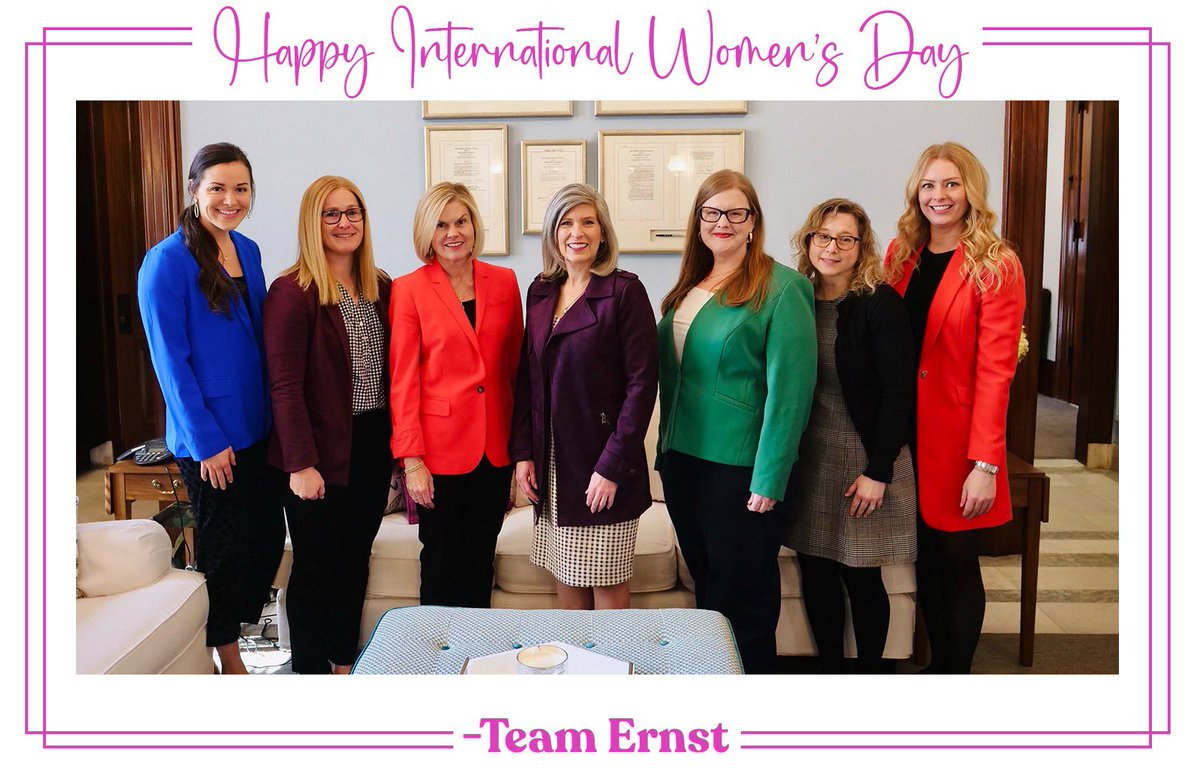 As we celebrate #InternationalWomensDay, I’m proud to recognize the remarkable and talented women that make up the senior leadership on my team! #GirlPower 💪