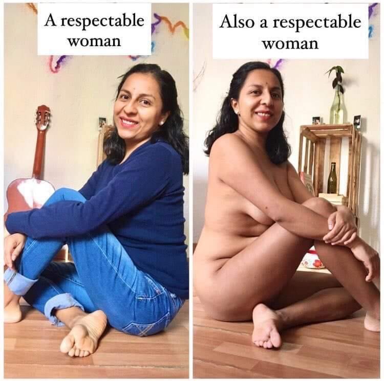 With clothes or naked I deserve the same respect. My naked body doesn’t give you the right to say comments about it, I’m not an object, I’m a human! #InternationalWomensDay