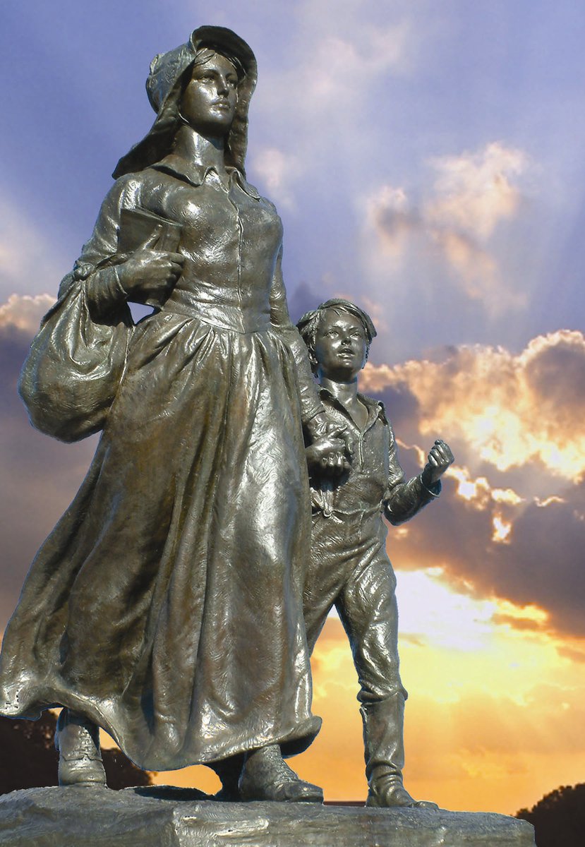 VisitPoncaCity's tweet photo. #HappyInternationalWomensDay 
The Pioneer Woman Statue &amp; Museum showcases the stories of Oklahoma’s pioneering women and their influence on the development of the state and nation, preserving their legacy of contributions to Oklahoma. https://t.co/WdU8vzzICu