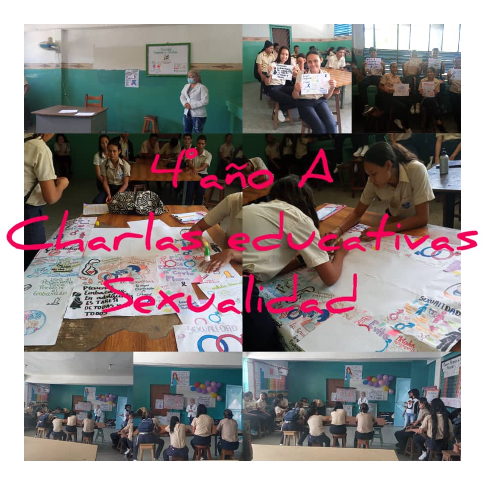 #08deMarzo2023 UEN Monseñor Mariano Martí Parroquia Magdaleno Municipio Bolivariano Ezequiel Zamora Correa RPA Estudiantes Realizan Actividades Pedagogicas Sobre el Cuidado Y Protección Para la Prevención de Enfermedades de Transmisión Sexual