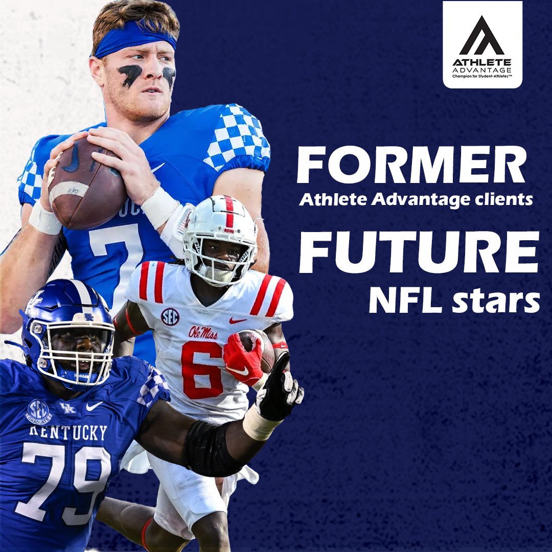 athlete_adv's tweet photo. We wish the best to all of our former clients furthering their career to the NFL!
.
.
.
#AdvantageUp #AthleteAdvantage #NFL #NFLCombine #FutureHallofFamers
@will_levis @tae_boogie56 @zach3evans https://t.co/RUgzR3JGBH