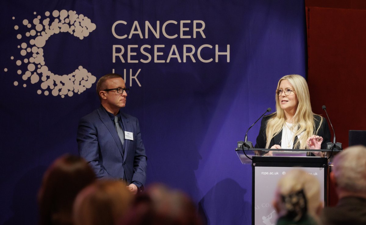 CRUKScotland's tweet photo. The very best of days in Scotland at the Flame of Hope awards in Edinburgh recognising our volunteers &amp; supporters who give so much to @CR_UK 💙
#Togetherwewillbeatcancer https://t.co/pSc1xXifra