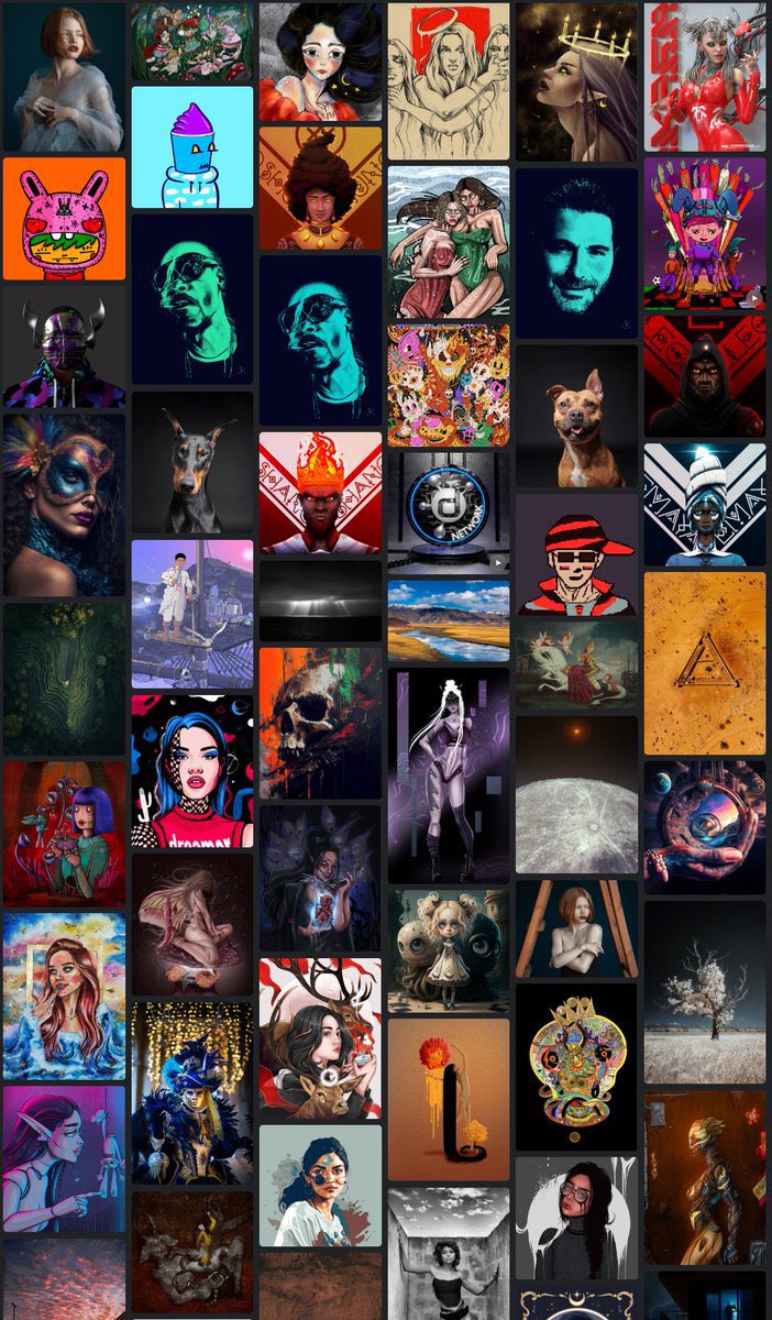 I'd like to take this opportunity to mention, in honor of #WomensDay, that the vast majority of my art collection was created by women 💜