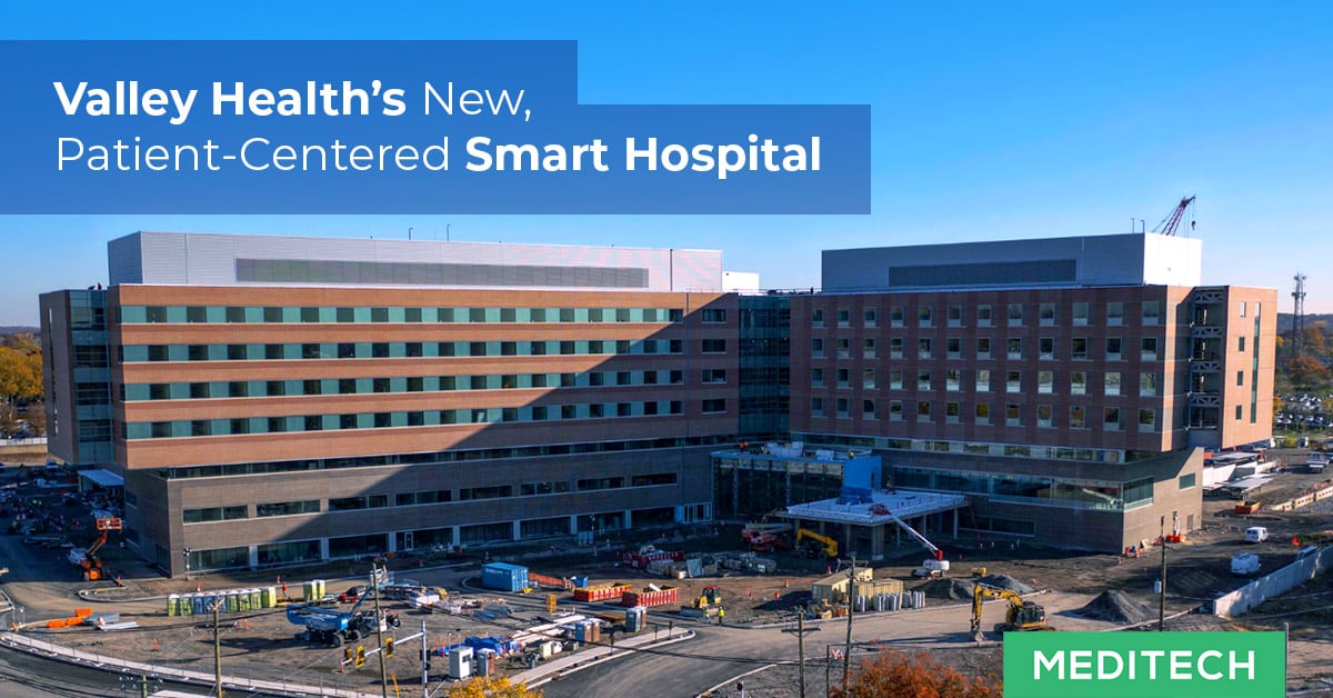 Valley Health's new smart hospital will leverage <a href="/MEDITECH/">MEDITECH</a> #Expanse and employ innovative technologies that will impact all areas of the hospital, from network infrastructure to general operations. <a href="/ValleyHospital/">مستشفى الوادي الطبي valley medical hospital</a> hubs.ly/Q01FVJFt0