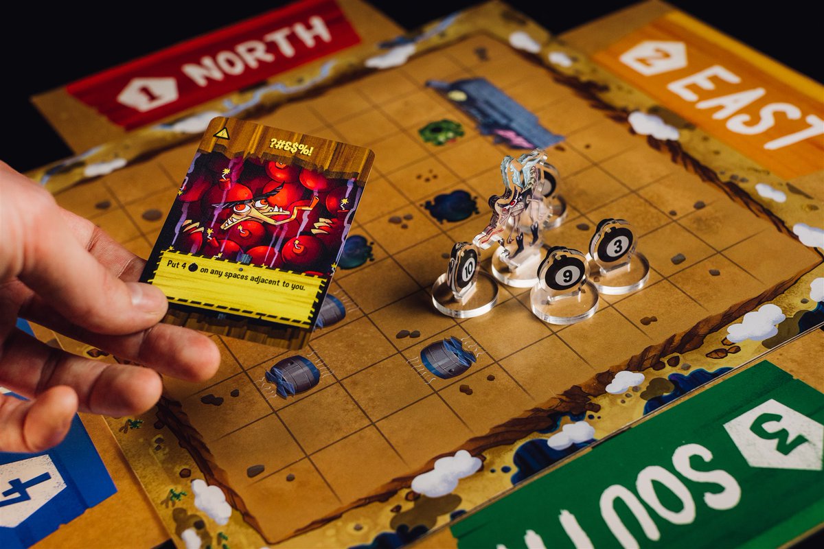 MeanHyenaGames's tweet photo. Things don't always turn out how you planned in UNSCREWED. 

Photo: Janine Rose

#boardgames #gamecomponents #boardgamephotography https://t.co/Xu2jmXd5Rw