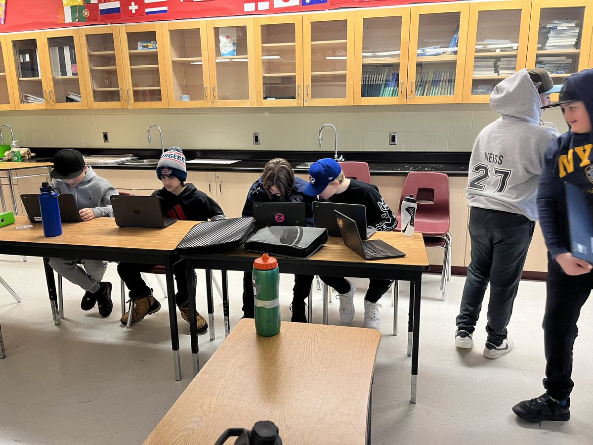 World Math Day! 7E1 was super engaged (and competitive) as we participated in math activities with students from around the world! <a href="/allan_drive/">Allan Drive M.S.</a>