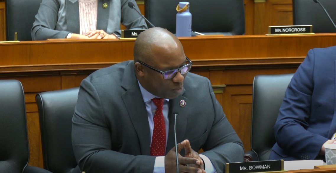 Rep Bowman: "Why can't we just leave the trans community alone? They're not bothering anyone. They just want to go to school, play sports, go out with theri friends. Let them live their lives."