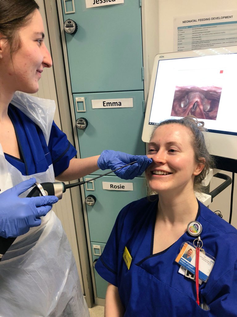 mariap_SLT's tweet image. Exciting day being scoped and learning how to scope👃 Vocal cords looking all nice😎 Definitely gave me an insight into what our patients feel when we scope them! @BHRUT_SLT