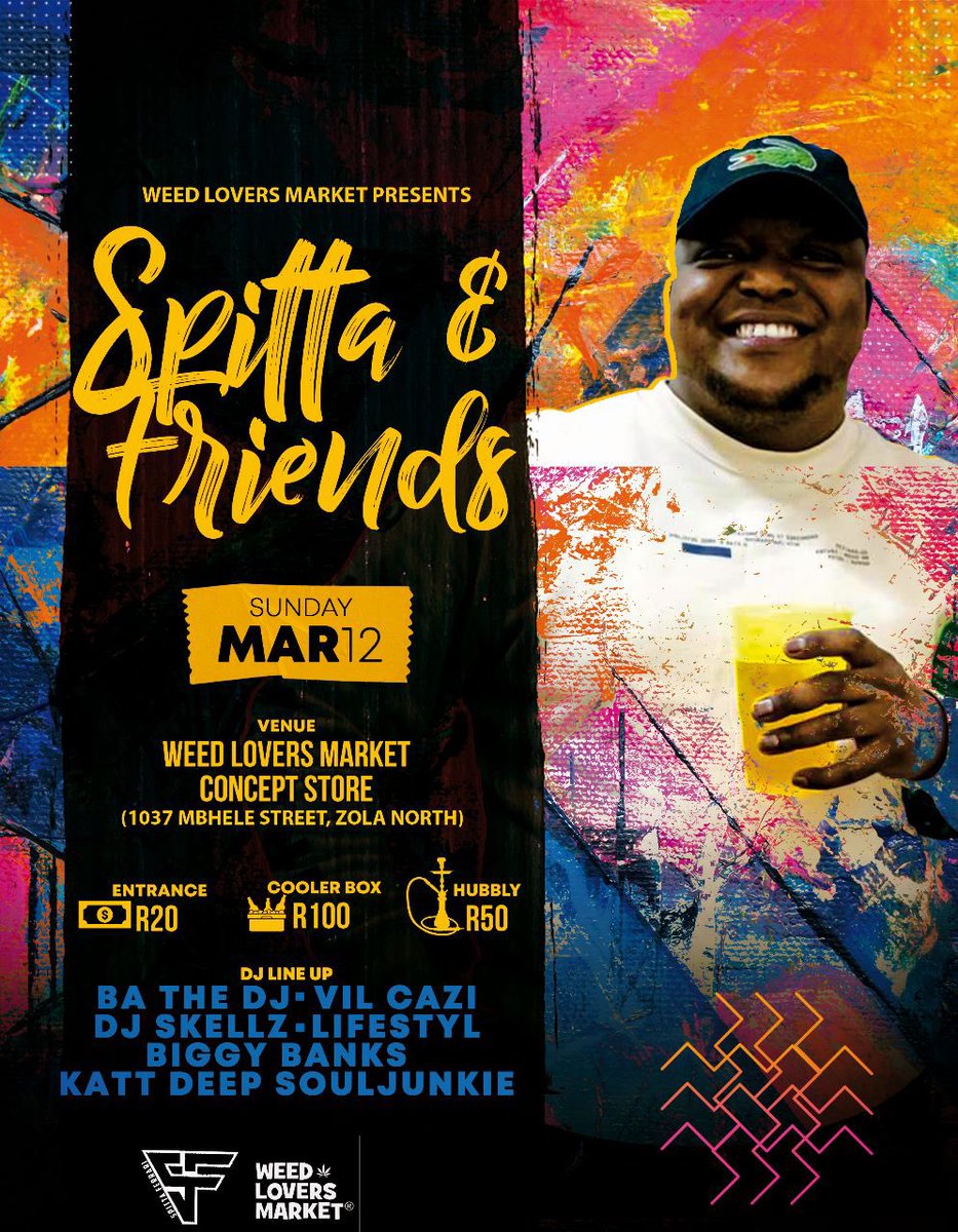 Didilifestyle's tweet photo. This weekend: 

Friday: Ke robala ke le one

Saturday: I’m at @weedloversstore for @AnchorBee_DJ_SA’s One Women Show.

Saturday: Shooting my first ever LiveStream at a Secret Location with Deep Cave.

Sunday: Back at @weedloversstore for @Spitta_Ferrari &amp; Friends daytime hangout https://t.co/uqCIXTof0w