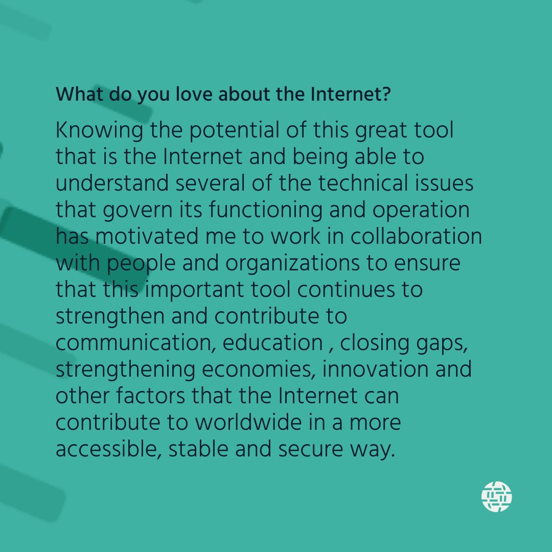 internetsociety's tweet photo. 👩‍💻 Meet community member, Erika Vega! 
Erika is an engineering manager at MC&amp;H Networks and is part of the board of directors of LACNOG. 
#IWD2023 https://t.co/kCseX986Z0