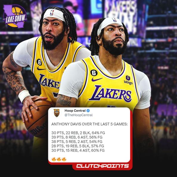 ClutchPoints on Twitter "Like it or not, Anthony Davis has turned up