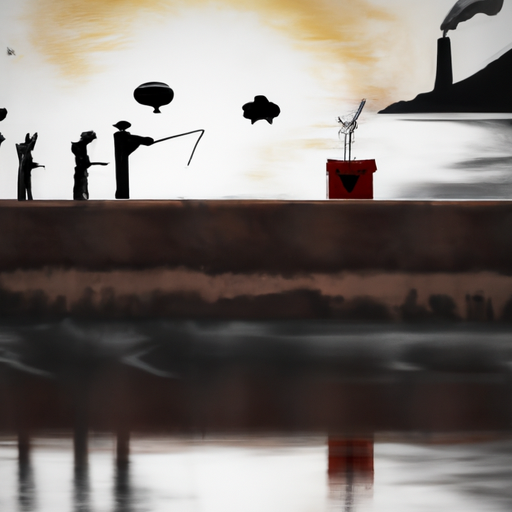 tunebotic's tweet image. River [prompt: river in the style of a Banksy painting]

#ElectrophonicChronic by #TheArcs