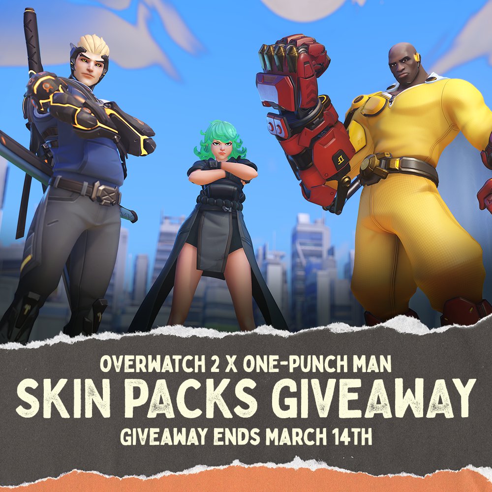 TeamIrelandOW's tweet image. ONE-PUNCH MAN GIVEAWAY👊☘️

dog is back.

blizzard gave dog codes. dog gives codes to 2 lucky people. 

thank.

How To Enter:
✅️ Follow @TeamIrelandOW
✅️ Retweet + Like this post
✅️ Tag the strongest gamer you know

 Ends March 14th