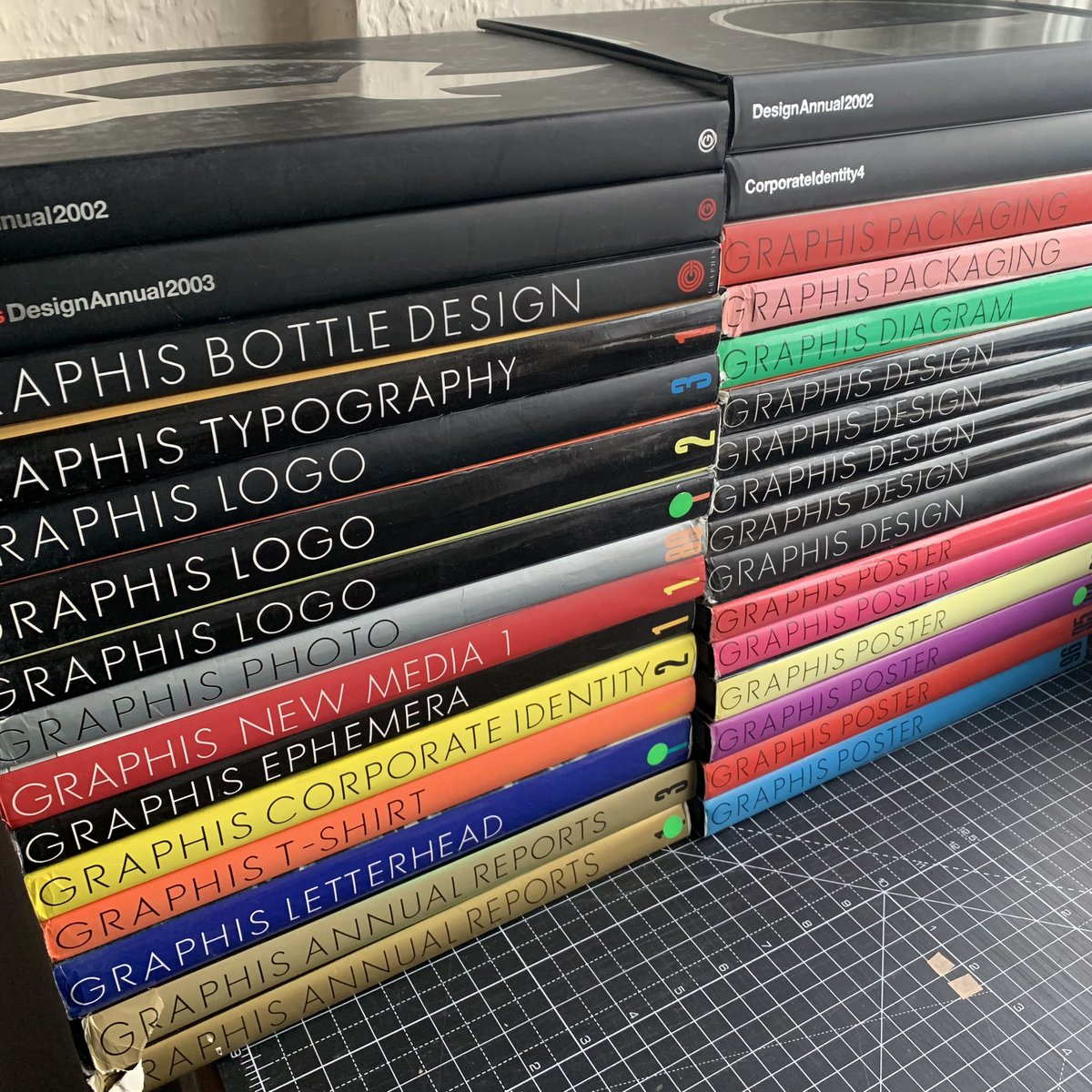 Today’s delivery…

Graphis, LOADS of Graphis!

STOCK WANTED - DM me if you have (or know anyone who has) things for sale.

#theprintarkive #graphicdesignbook #designinspo #posterdesign #bottledesign #packagingdesign #logodesigning #diagramdesign #tshirtdesigns @graphis_inc