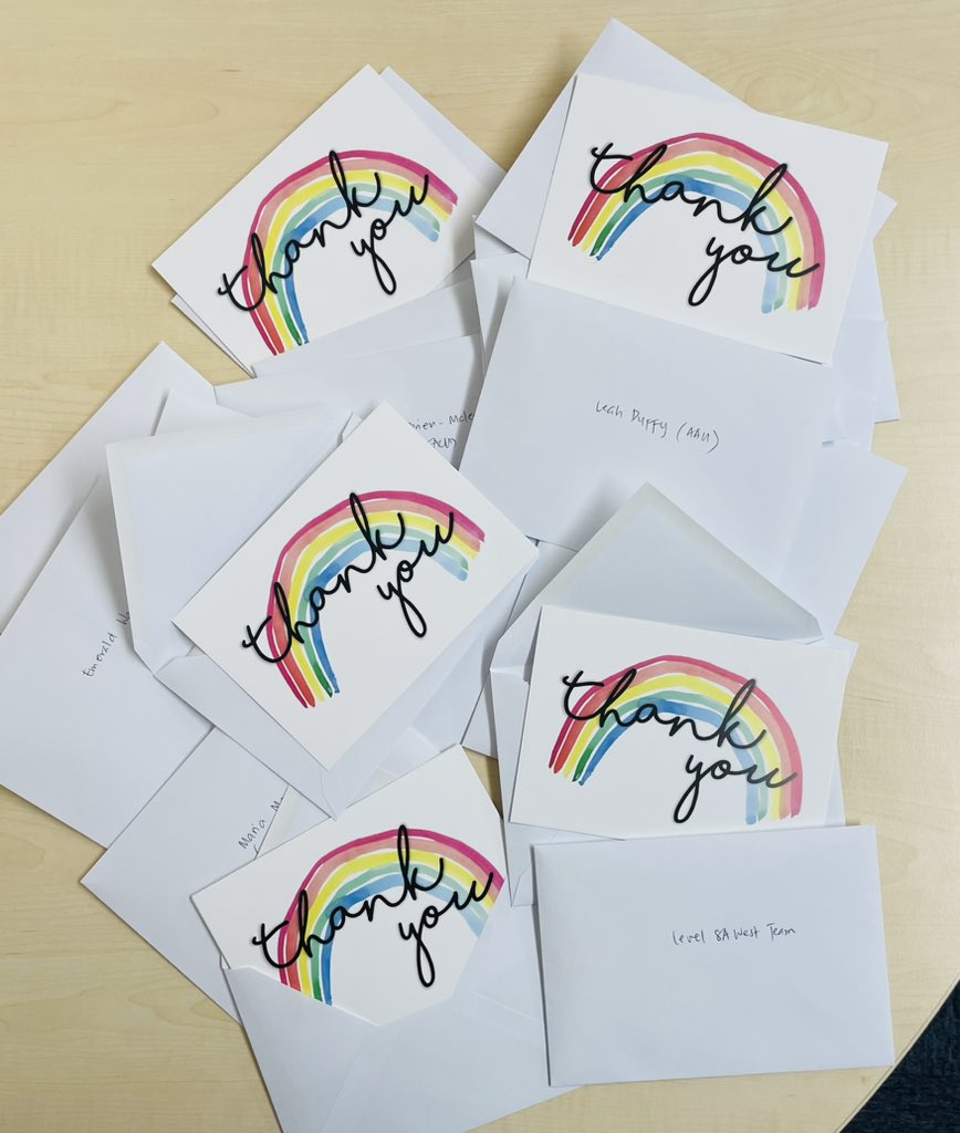 Spent some time today passing on these handwritten thank you cards to our amazing teams &amp; #preceptors in #Brighton. They have been nominated by our #preceptees to receive a special note of thanks. So many lovely messages! 

#preceptorship <a href="/UHSussex/">University Hospitals Sussex</a> <a href="/preceptormel/">Melanie Armstrong 💙</a> <a href="/TrishRigby/">Trish Rigby</a>