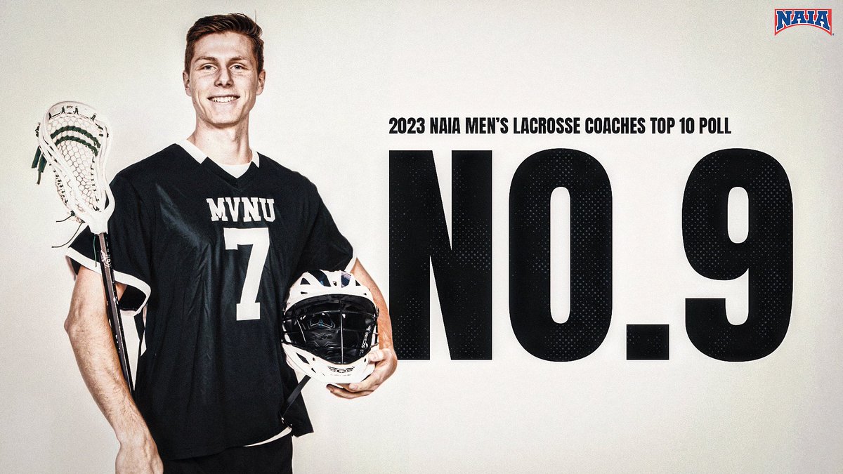 MVNU_Cougars's tweet image. For the first time in program history, @MVNUlax is ranked in the 2023 NAIA Men’s Lacrosse Coaches Top 10 Poll, coming in at No.9 in the nation!

mvnucougars.com/sports/mlax/20…