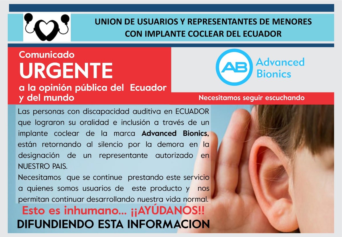Implante Coclear Ecuador tweet media