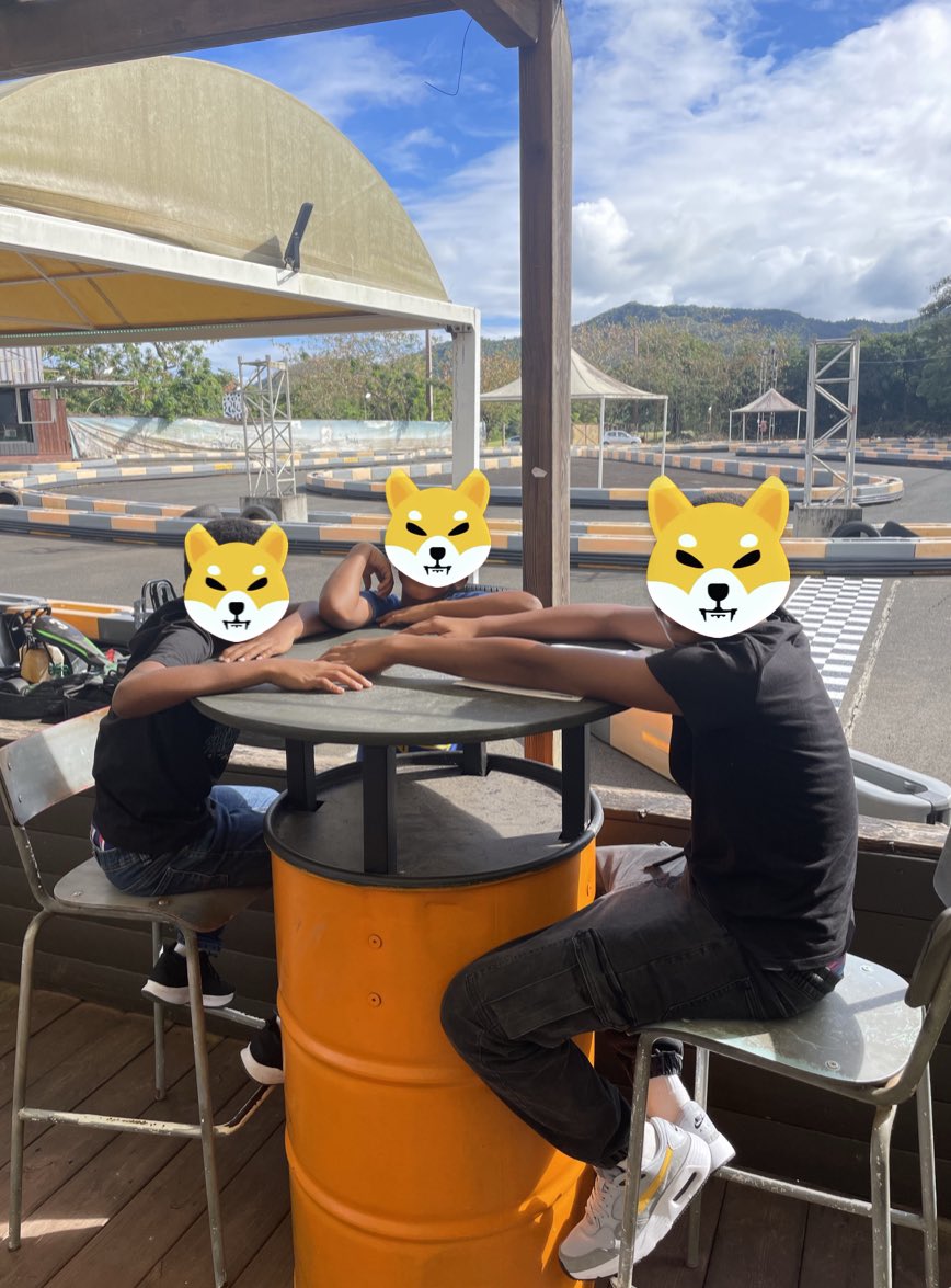 RalphLesueur's tweet photo. With my sons having fun while riding kart and ready for the #Shiblife 
#SHIBARMY #SHIBARIUM https://t.co/VgNQQyMBYu