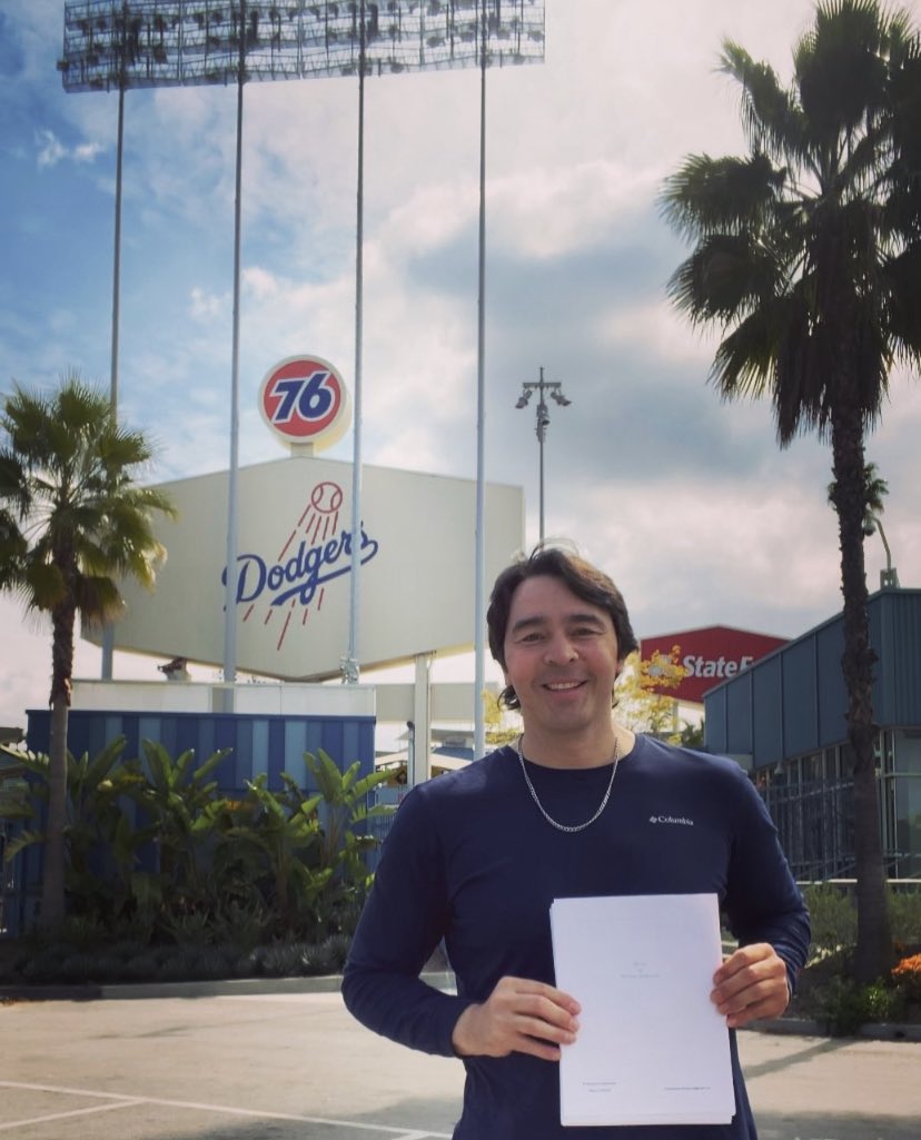 I wrote a feature film script! It’s a baseball story, similar in tone to the film, “The Natural.” I’m really excited about this story. 
#featurefilm #script #baseball #sportsdrama #dodgerstadium