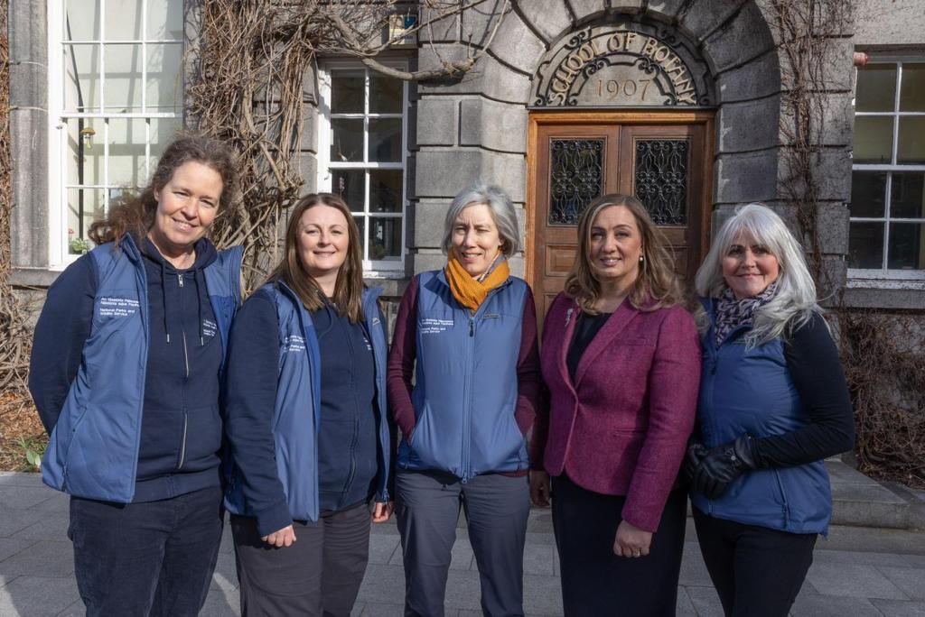 Women play a vital role at all levels in NPWS - North Midlands Division - Ranger Triona Finnan, DCO Therese Kelly, Regonal Manager Cathryn Hannon, Divisional Manager Ciara O’Mahony, with Director Ciara Carberry #InternationalWomensDay