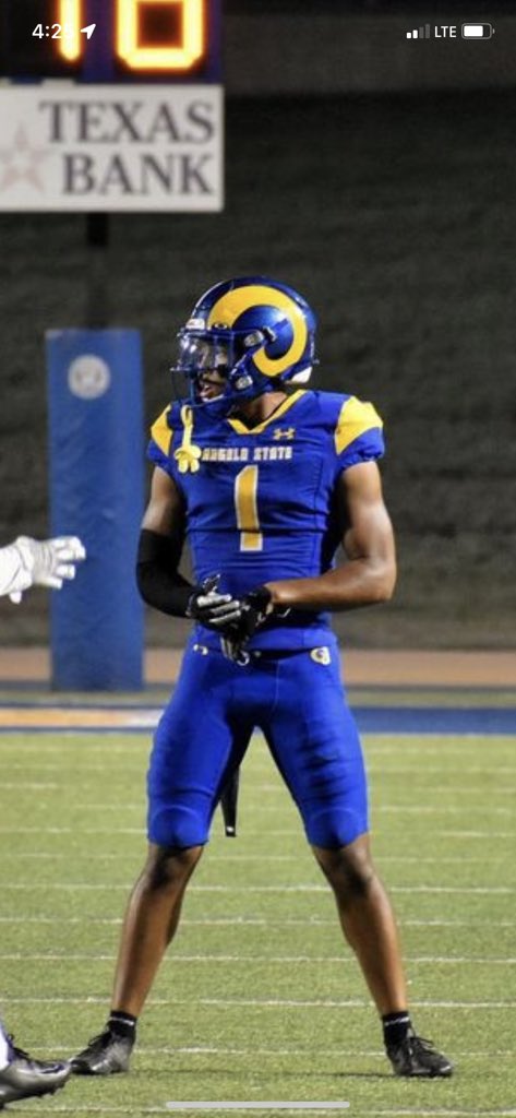 #AGTG After Amazing Visit &amp; Conversation With <a href="/CoachAdamClark/">Adam Clark</a> and <a href="/CoachRodBrown/">Rodney Brown</a> Blessed To Receive A Offer From Angelo State University! #GoRams 🔥 @CoachCalaisNC