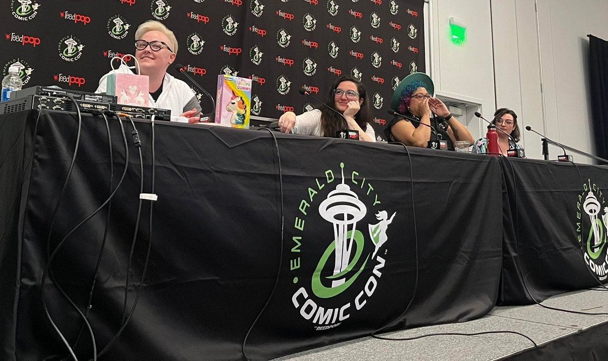 rileyisokay's tweet photo. Hello #ECCC #ECCC23 goers! If you managed to get any photos or videos of our "As a Crew" panel on Saturday, could you please pass them along? Thank youuuu https://t.co/rLsNmfMAbc